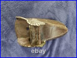 Etrier ancien bronze format sabot XVIII XIX siècle
