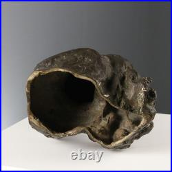 Figurine Ancienne Bronze Visage d'une Femme XIXe-XXe Siècle Originale