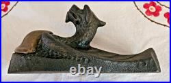 Fin XIX Siecle Presse Papier Chimere Baleine En Fonte Bronze Rd 423475 L 17.50