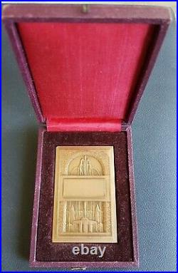 France Francia French Medal Medaille Bronze De Raoul Benard