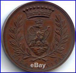 France Médaille La ville de Nice au marquis du Bouchage 1814 Bramsen 1416
