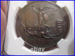 France medal 1820-DATED BIRTH OF HENRI V GAYRARD (38mm) BRONZE