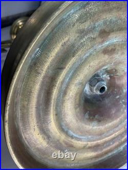 GRANDS CHANDELIERS EN BRONZE DORÉ DE STYLE NÉO GOTHIQUE, XIX eme SIÈCLE