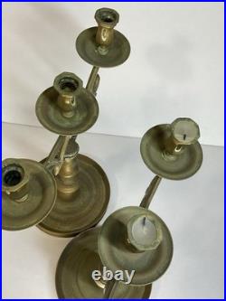 GRANDS CHANDELIERS EN BRONZE DORÉ DE STYLE NÉO GOTHIQUE, XIX eme SIÈCLE