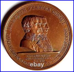 GUERRE DE LA LIBERTE BONAPARTE-CAMBACERES- LEBRUN Médaille bronze 1789