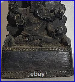 Ganesh ancien en bronze Inde du Sud Karnataka XIXe siècle Cire perdue Hindouisme