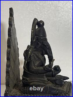 Ganesh ancien en bronze Inde du Sud Karnataka XIXe siècle Cire perdue Hindouisme