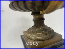 Garniture de cheminée Napoléon III en bronze et marbre XIX siècle