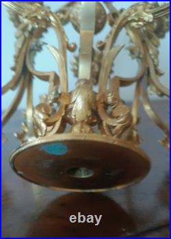 Grand Bougeoir En Bronze Doré Au Mercure, Seconde Moitié Du XIXe Siècle Grand Bougeoir En Bronze Doré Au Mercure, Seconde Moitié Du XIXe Siècle