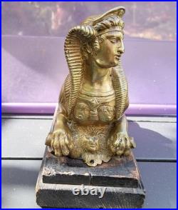 Grande Sphinge en Bronze XIX ème Siècle