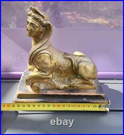 Grande Sphinge en Bronze XIX ème Siècle