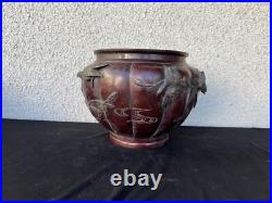Grande jardinière en bronze Japon, période Meiji (XIXe siècle)