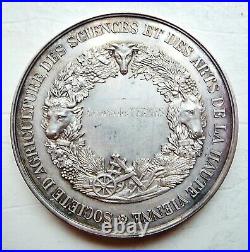 Grosse médaille argent AGRICULTURE DE HAUTE-VIENNE 93,71g