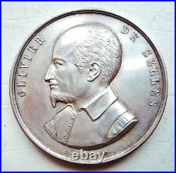 Grosse médaille argent AGRICULTURE DE HAUTE-VIENNE 93,71g