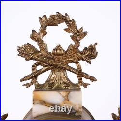 Horloge Triptyque Ancien Bronze Marbre France XIXe Siècle Horloge Triptyque Ancien Bronze Marbre France XIXe Siècle