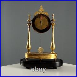 Horloge d'Appui Ancien Warnier à Paris Bronze XIXe Siècle Original