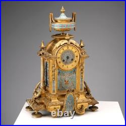 Horloge de Table Ancien Bronze Doré France XIXe-XXe Siècle Original