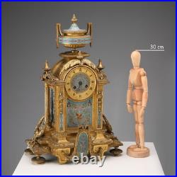 Horloge de Table Ancien Bronze Doré France XIXe-XXe Siècle Original