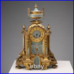 Horloge de Table Ancien Bronze Doré France XIXe-XXe Siècle Original