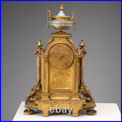 Horloge de Table Ancien Bronze Doré France XIXe-XXe Siècle Original