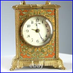 Horloge de Table Ancien Bronze Métal France XIXe-XXe Siècle Original