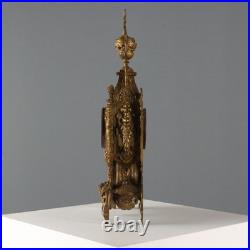 Horloge de Table Ancienne Style Éclectique Bronze XIXe Siècle Originale