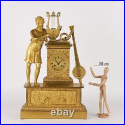 Horloge de Table Bronze Italie XIX Siècle