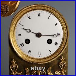 Horloge de Table Napoléon III Ancienne Bronze XIXe Siècle Originale