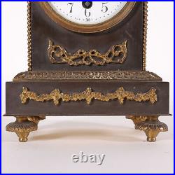 Horloge de Table Napoléon III Bronze Métal France XIX Siècle