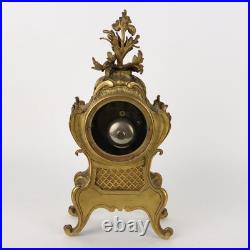 Horloge de Table Palais Royal Bronze Doré France XIXe Siècle