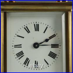 Horloge de Voyage Ancien Bronze avec Trousse XIXe Siècle Original