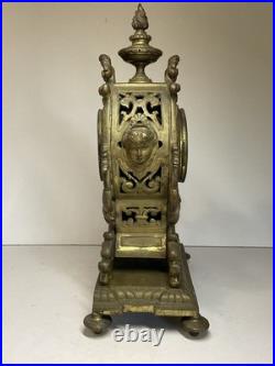 IMPORTANT CARTEL HORLOGE DE 9 KG, EN BRONZE DU XIX eme SIÈCLE. PENDULE