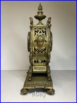 IMPORTANT CARTEL HORLOGE DE 9 KG, EN BRONZE DU XIX eme SIÈCLE. PENDULE