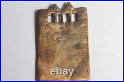 Icône bronze émaillé Vierge à l'enfant Russie XIXe siècle (73154)