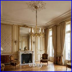 Important Lustre à six lumières en bronze doré ciselé, Empire, XIXe siècle