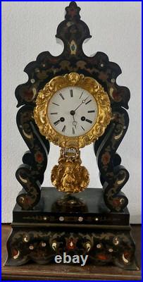 Important Montre Napoléon III À Templet Intarsia Bronze Doré XIXe Siècle Important Montre Napoléon III À Templet Intarsia Bronze Doré XIXe Siècle