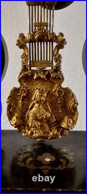 Important Montre Napoléon III À Templet Intarsia Bronze Doré XIXe Siècle Important Montre Napoléon III À Templet Intarsia Bronze Doré XIXe Siècle
