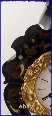 Important Montre Napoléon III À Templet Intarsia Bronze Doré XIXe Siècle Important Montre Napoléon III À Templet Intarsia Bronze Doré XIXe Siècle