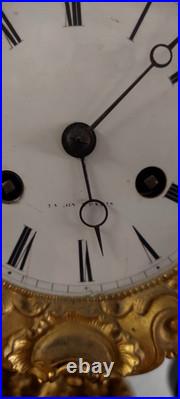Important Montre Napoléon III À Templet Intarsia Bronze Doré XIXe Siècle Important Montre Napoléon III À Templet Intarsia Bronze Doré XIXe Siècle