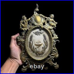 Important Reliquaire & XIX Eme Siècle & Son Remarquable Cadre En Bronze