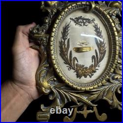 Important Reliquaire & XIX Eme Siècle & Son Remarquable Cadre En Bronze