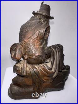 Jacques Antoine Théodore Coinchon sujet en bronze époque XIXe siècle