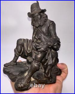 Jacques Antoine Théodore Coinchon sujet en bronze époque XIXe siècle