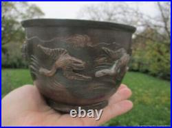 Jardinière bronze XIX ème siècle 19th century bronze planter