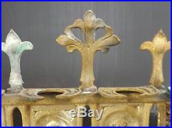 Joli Porte-Pipe de Style Gothique en Bronze. Epoque XIXe / début XXe siècle