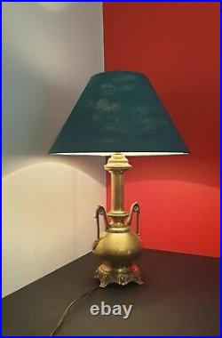 Lampe 2 anses bronze ou laiton fin XIXe siècle