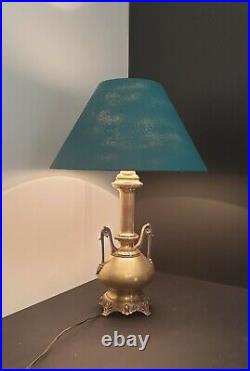 Lampe 2 anses bronze ou laiton fin XIXe siècle