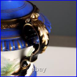 Lampe à Huile Ancienne Kosmos Brenner Bronze Europe XIXe Siècle Originale