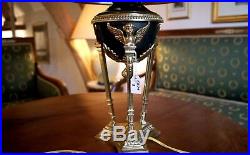 Lampe de table empire tripode XIX siècle