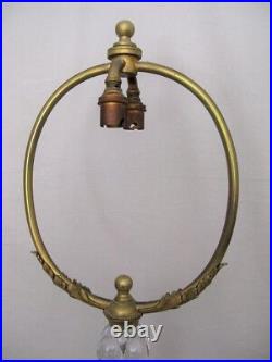 Lampe en cristal Baccarat, bronze doré époque fin XIX ème siècle